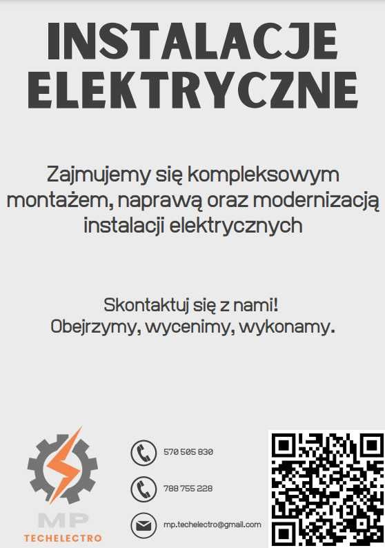 Instalacje elektryczne, automatyka, elektryk