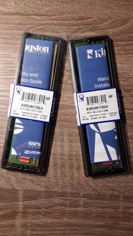 Память Kingston 4+4 GB DDR4 2400 МГц