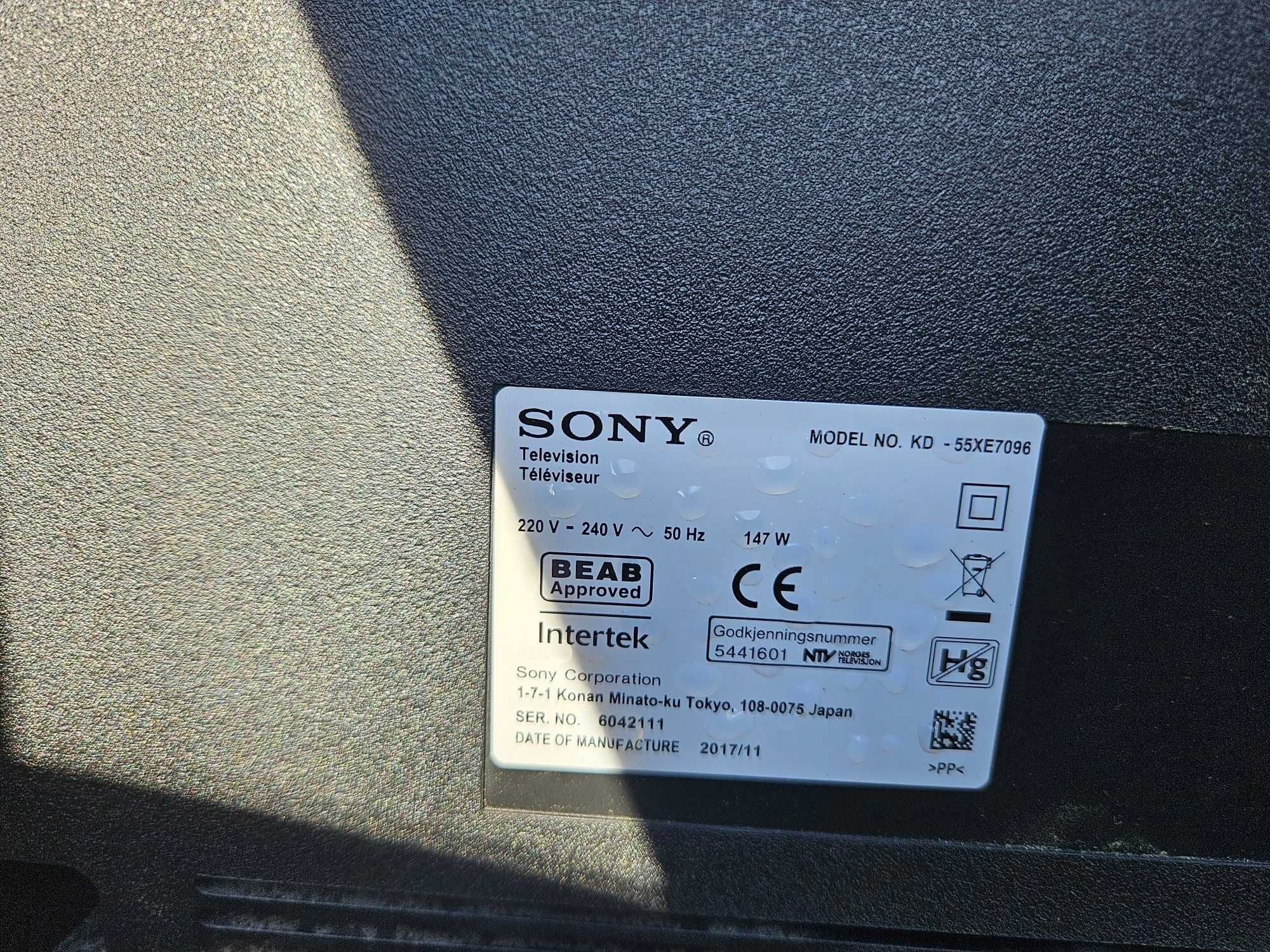 Sony KD-55XE7096 płyta główna i inne