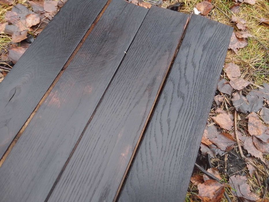 Dębowa deska podłogowa Shou Shugi Ban  120 cm