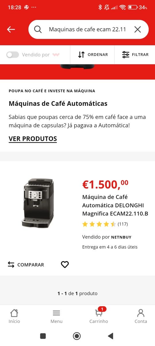Maquina de café.