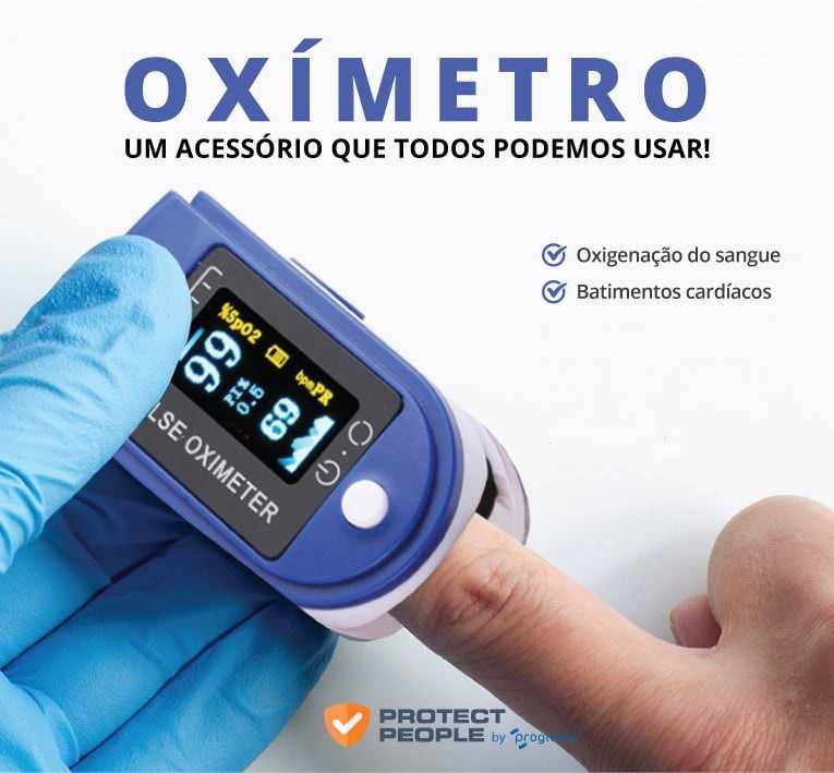 kit termometro digital e oximetro