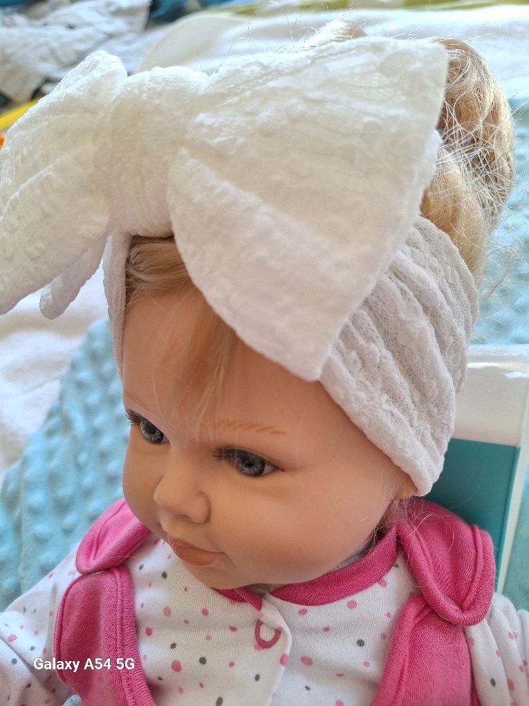Zestaw czapka I opaska turban r.44