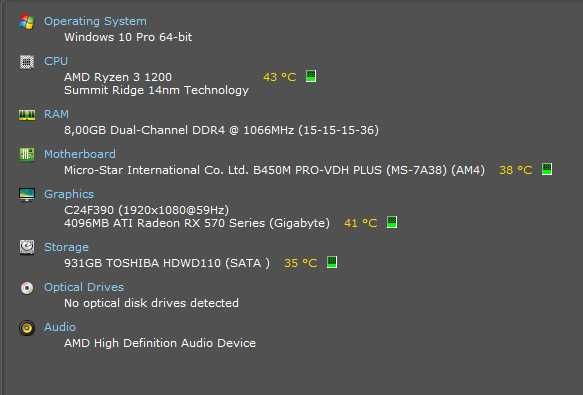 Komputer stacjonarny Ryzen 3 1200AF + RX570 4gb + 8gb RAM