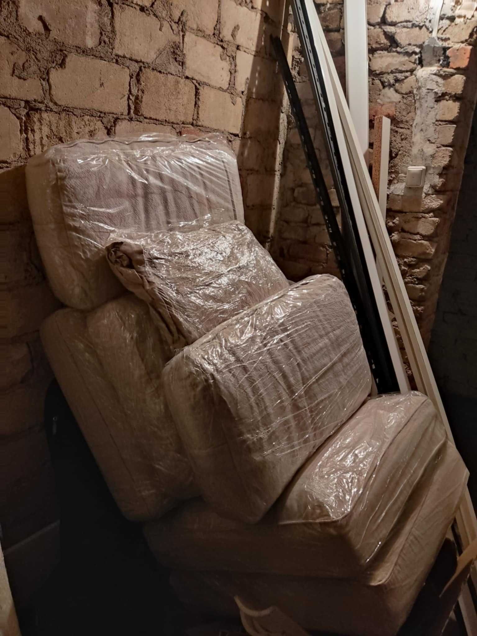 Sofa nierozkładana Ektrop BEŻOWA Ikea
