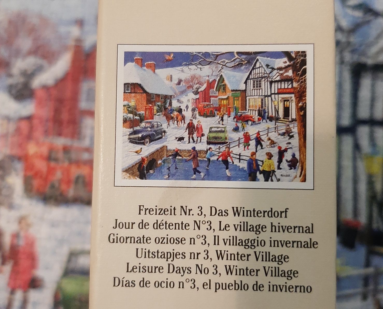 Unikatowe puzzle Ravensburger 1000 - Winter Village