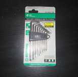 Conjunto chaves torx T6 a T27, Novo