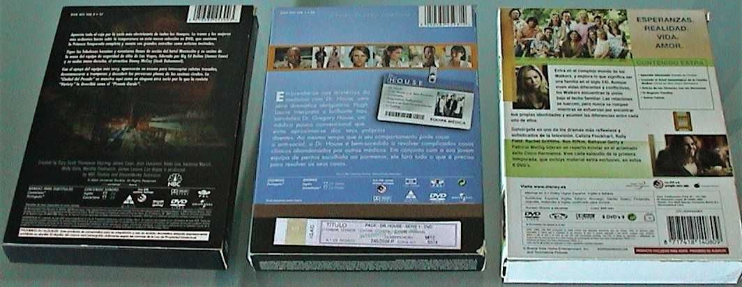 DVD-Séries completas..Originais. Preço dos 3c/6 cada. Portes incluídos