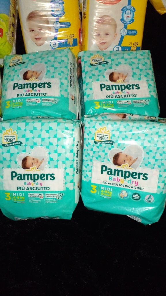 Підгузники підгузки памперси Pampers Chicco Huggies