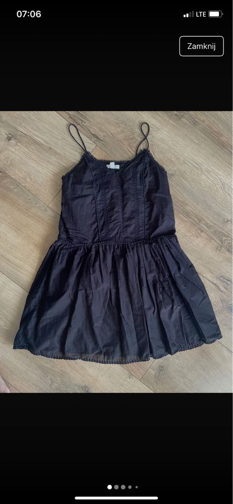 Haftowana sukienka H&M 34 XS