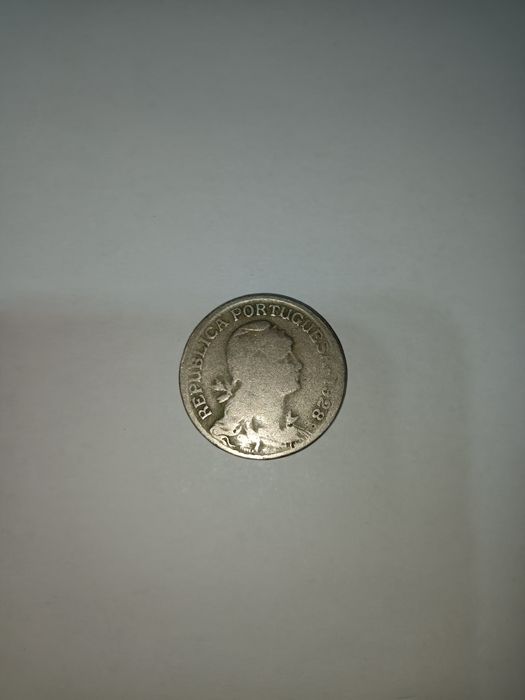 Moeda antiga de 1 escudo de 1928