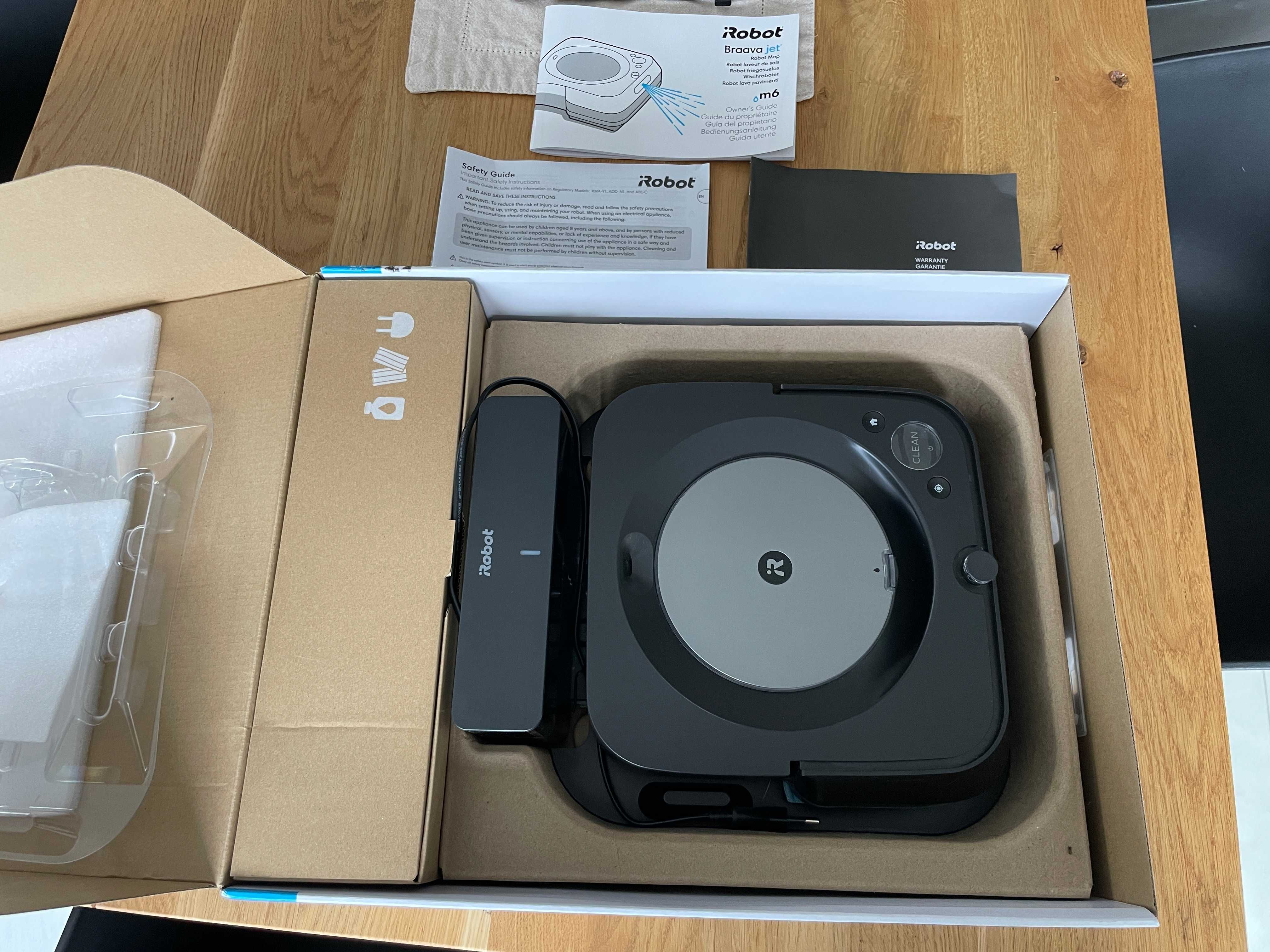 iRobot Braava Jet M6 Czarny Limitowany MOP MYJE PODŁOGI M6133