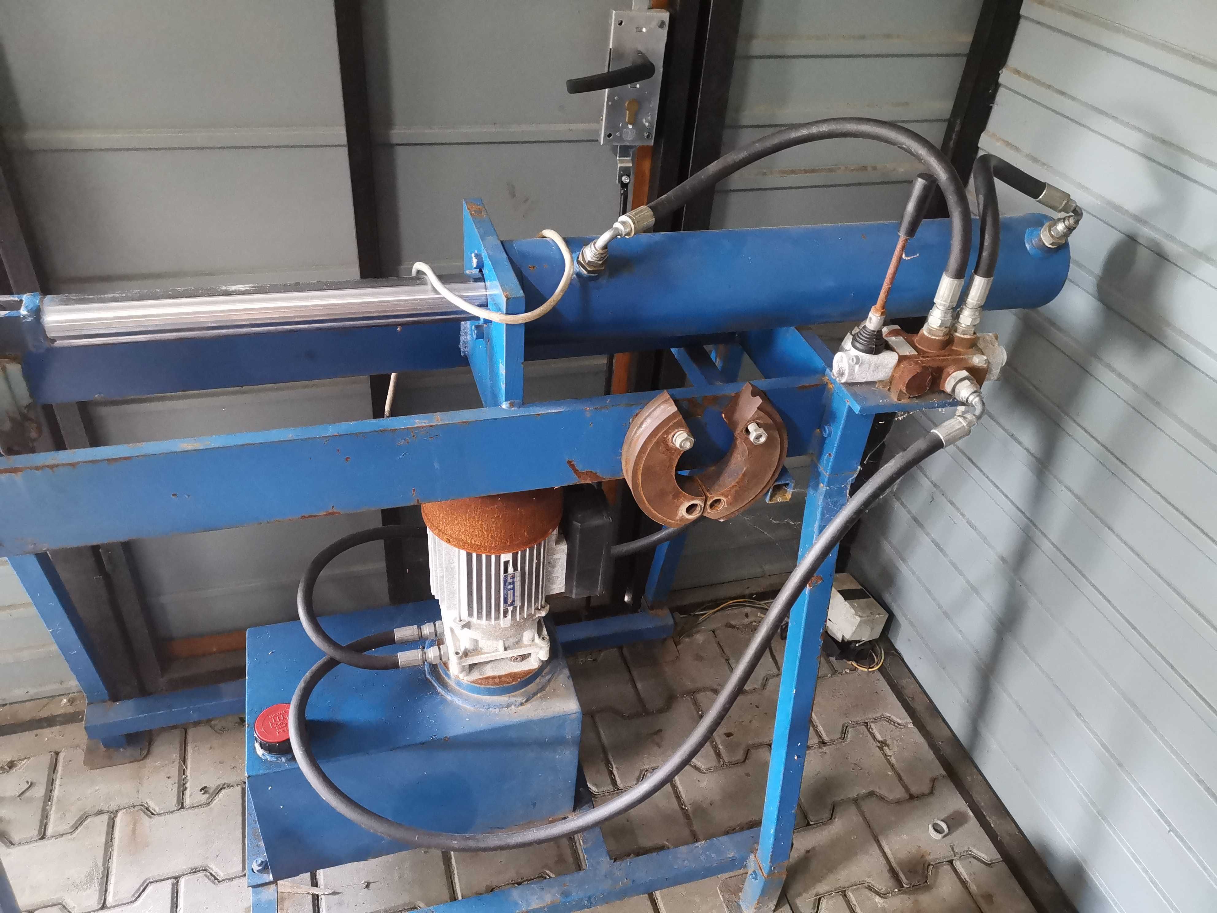 Zawalcarka do lin praska prasa hydrauliczna szczyparka łuparka