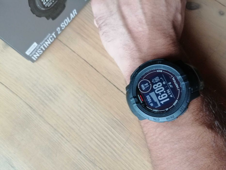 Zegarek Garmin Instinct 2 Solar Tactical Czarny GPS Smartwatch Sport