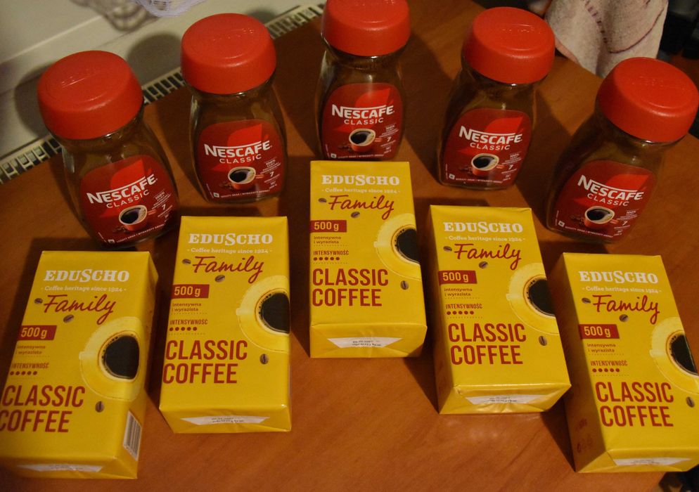 Zestaw kaw Eduscho Family 500g [5 szt.) +NESCAFÉ Classic 200g (5 szt.)