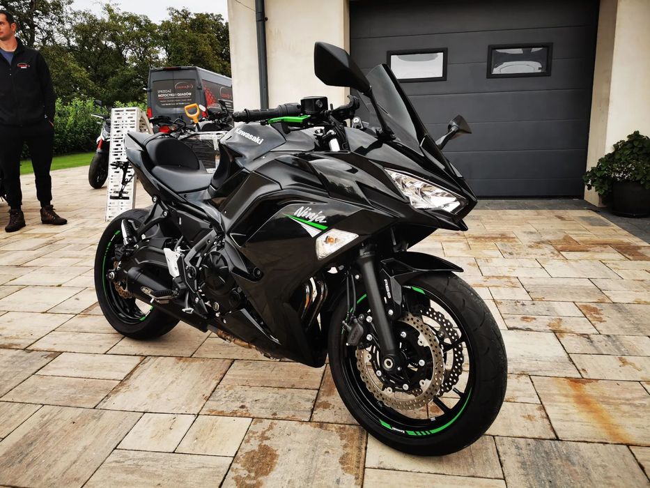Kawasaki Ninja EX 650 Ninja A2 35kW SHARK Puig Piekna Raty Kredyt Transport