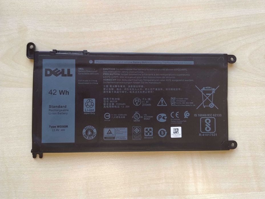 Oryginalna bateria Dell Inspiron Vostro WDX0R WDXOR 42Wh