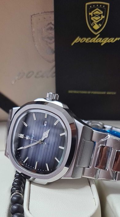 Relógio Poedagar Nautilus Azul Oceano - 41 mm