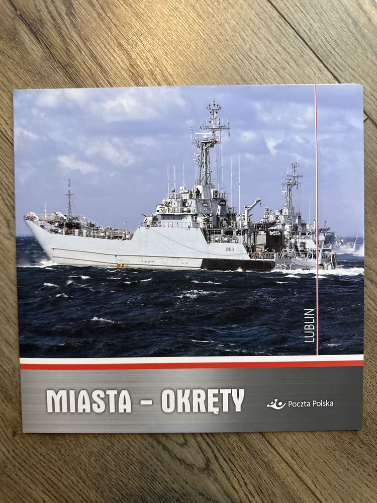 Folder ORP "Lublin" z serii miasta - okręty