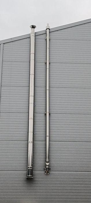 Montaż wkładów kominowych i frezowanie kominów