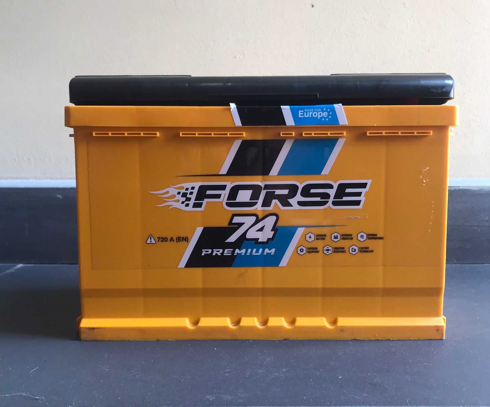 Автомобільний акумулятор FORSE 74Ah 720A R+