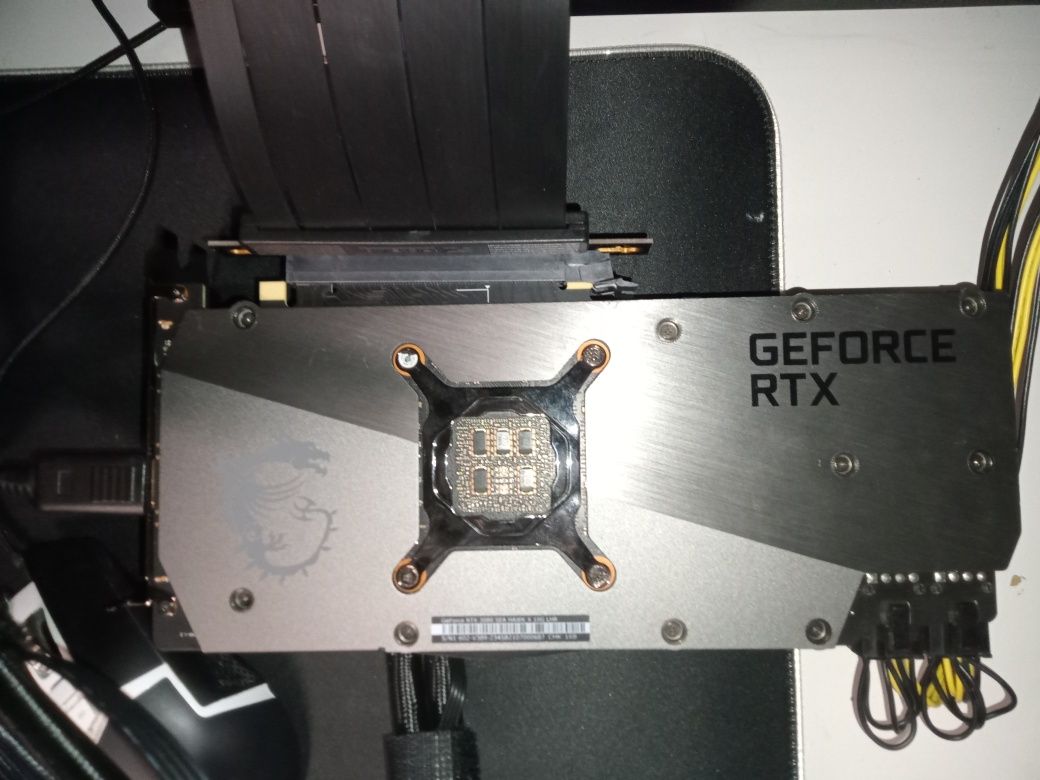 Rtx 3080 msi AIO  sea hawk CHODZENIE CIECZĄ !!!