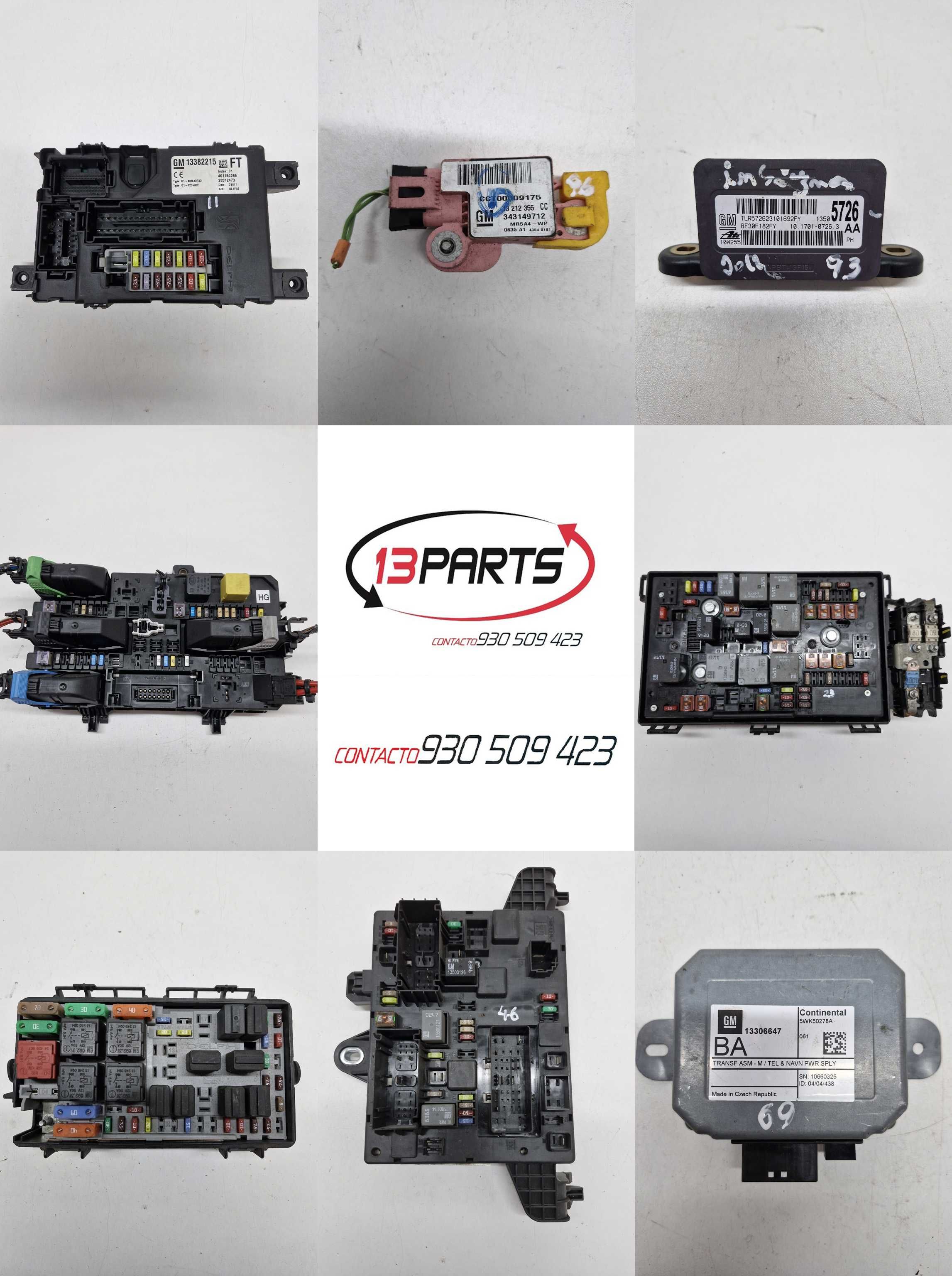 Diversos Modulos Eletronicos Caixas Fusiveis Opel