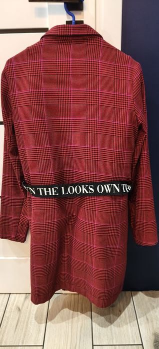 Żakiet w kratkę 38