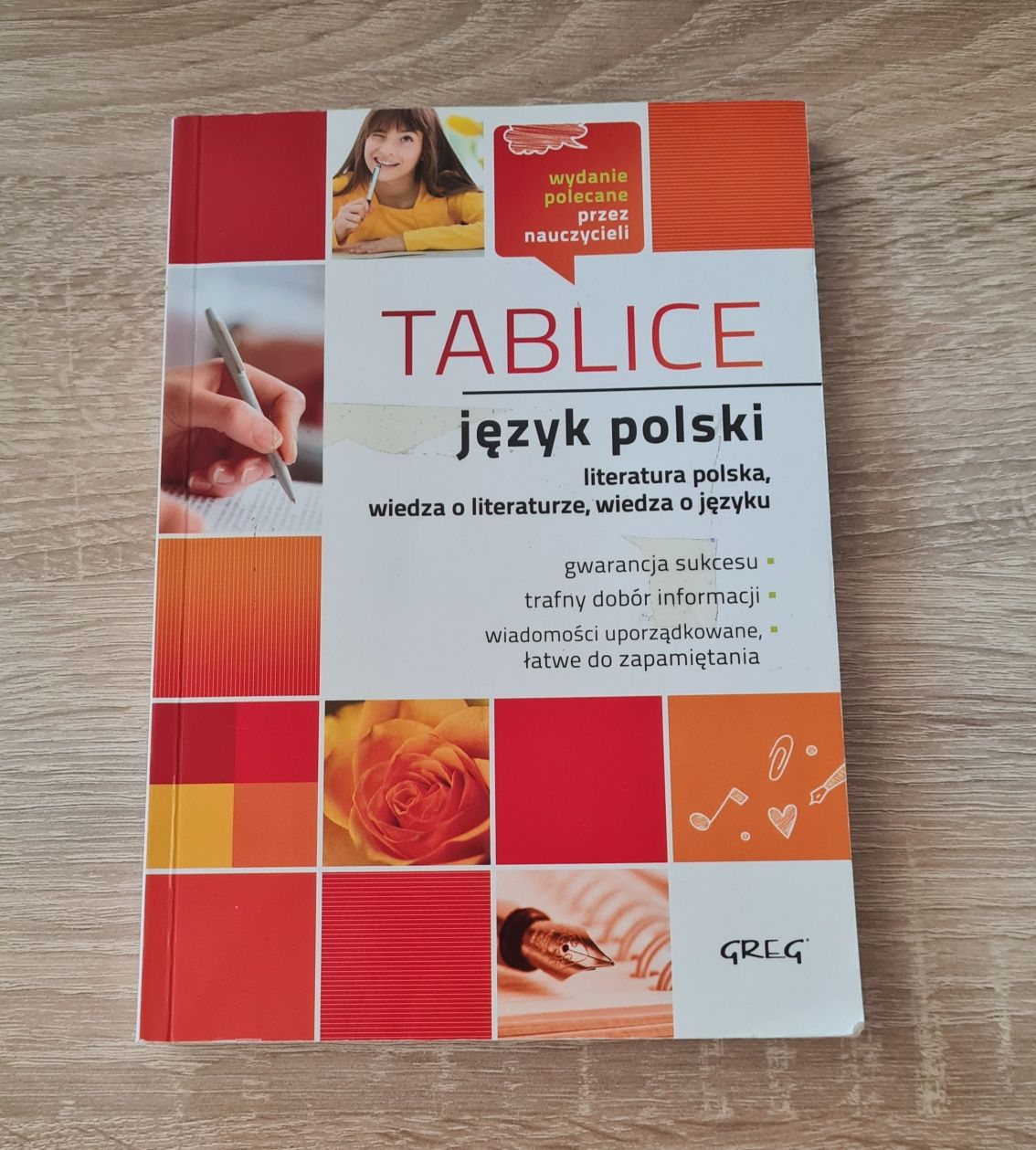 Tablice. Język polski: literatura polska, wiedza o literaturze, wiedza