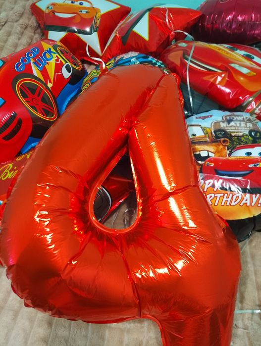 набір кульки такчки маквін фотозона 4  роки