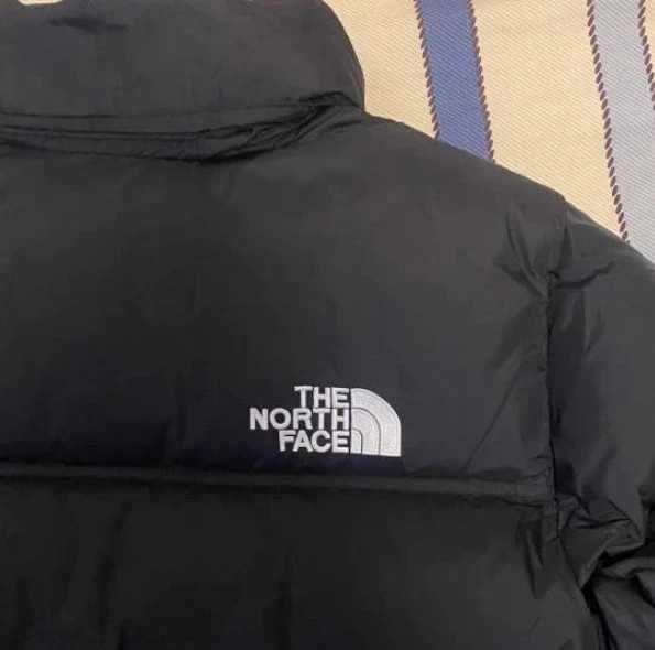 "Kurtki zimowe" The North Face 1996 Retro Black Jacket-Roz XS