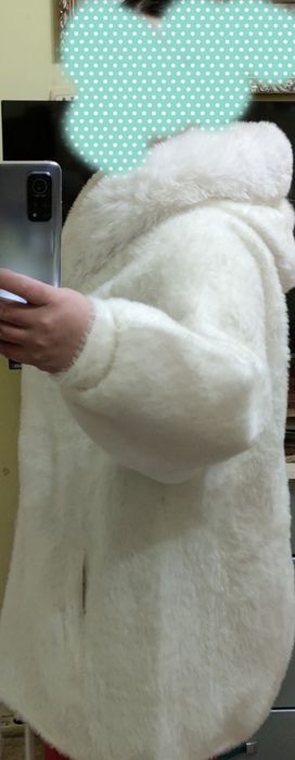 Шубка біла альпака