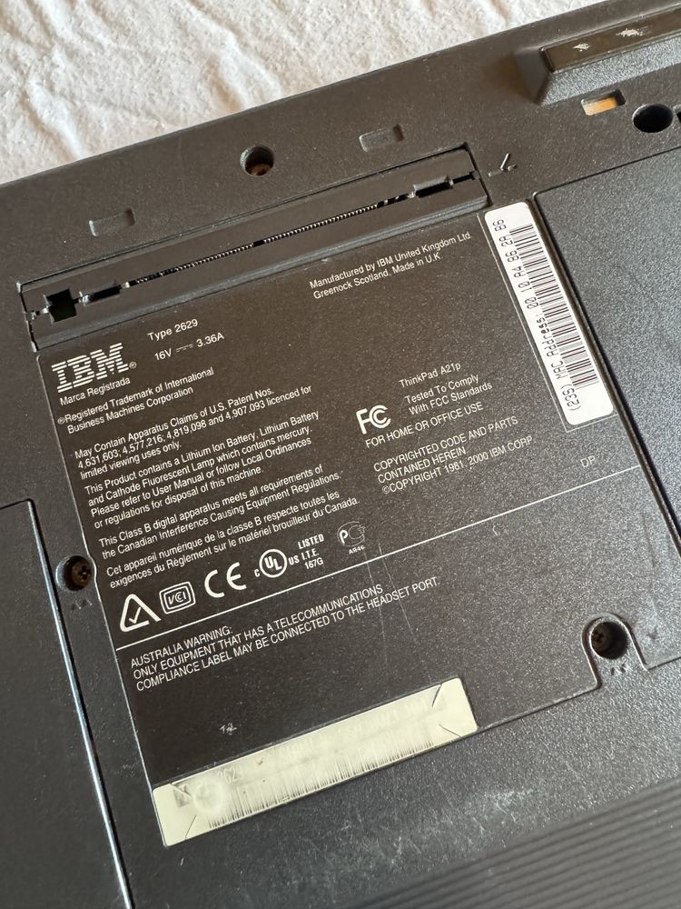 IBM thinkpad a21p
