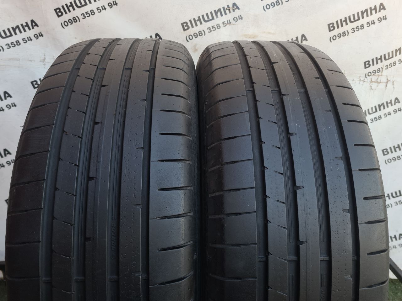 Шини 225/55 R 18 Dunlop Sport Maxx RT2. Літо пара. Колеса склад.