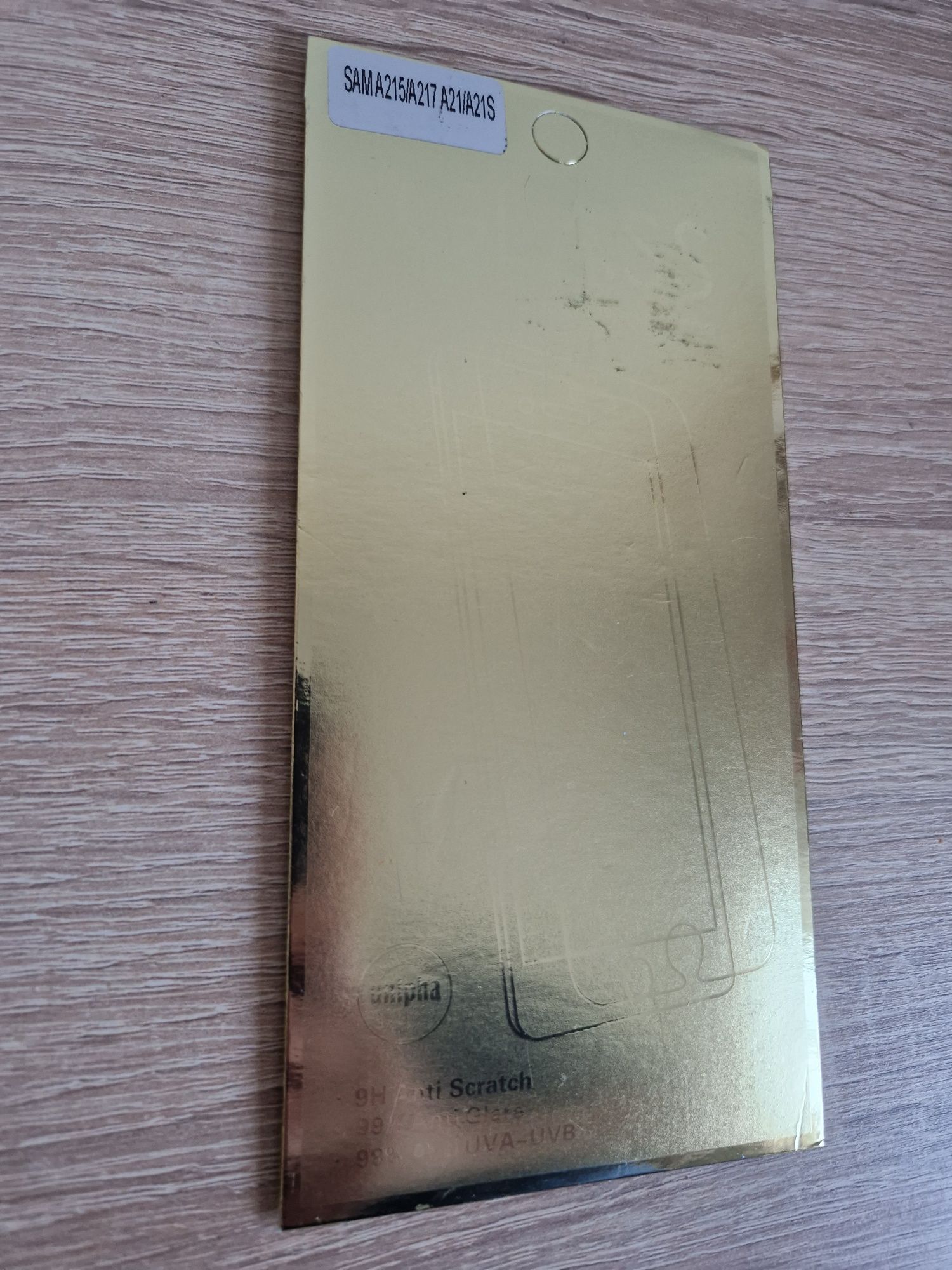 Glass Gold Hartowane szkło do SAMSUNG GALAXY A21/A21S