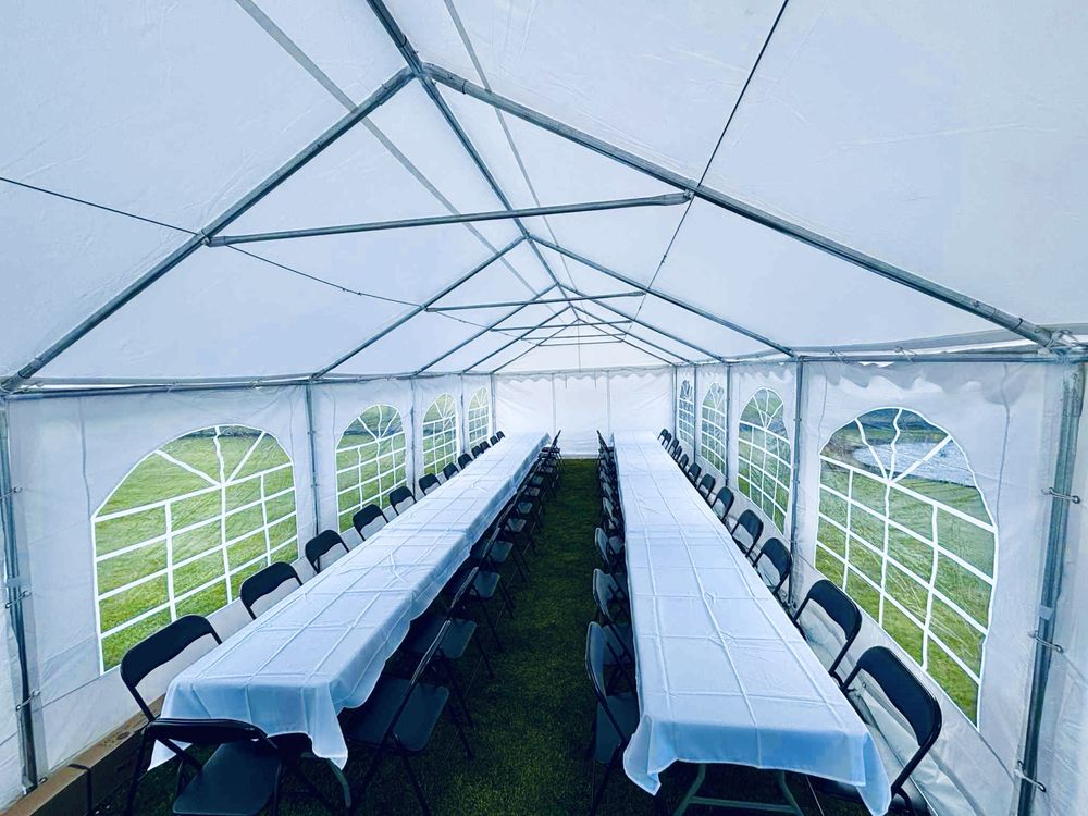 Wynajem namiotu imprezowego 4x10m namiot ekspresowy 3x6 expresowy