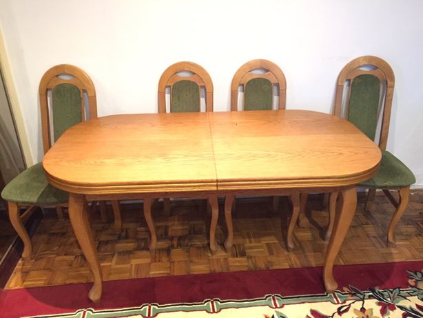 Stół Ludwik plus 4 krzesła