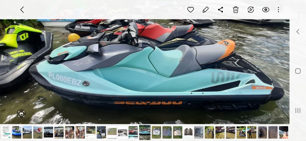 Sea Doo Wake 170 km 2022r skuter wodny  okazja tanio