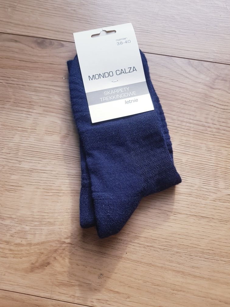 Nowe skarpety męskie trekkingowe letnie marki Mondo Calza roz 38-40.