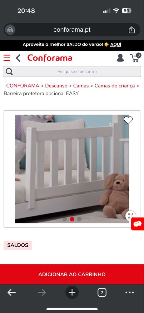 Cama criança + Colchão