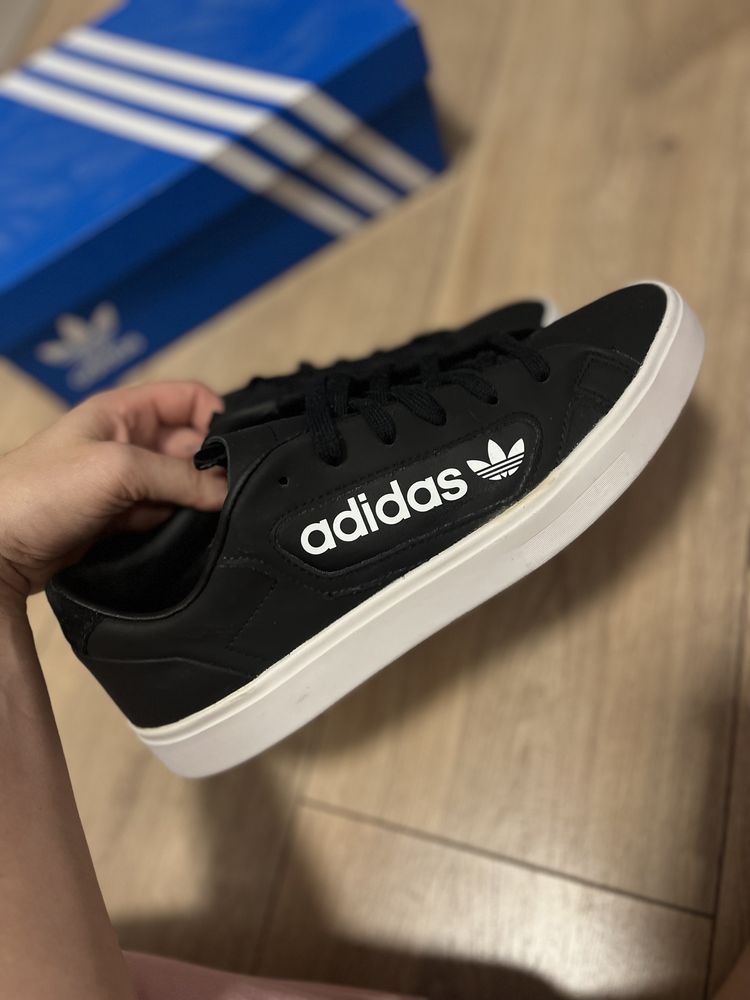 Nowe z metka adidasy sleek w adidas obuwie sportowe buty 40 trampki