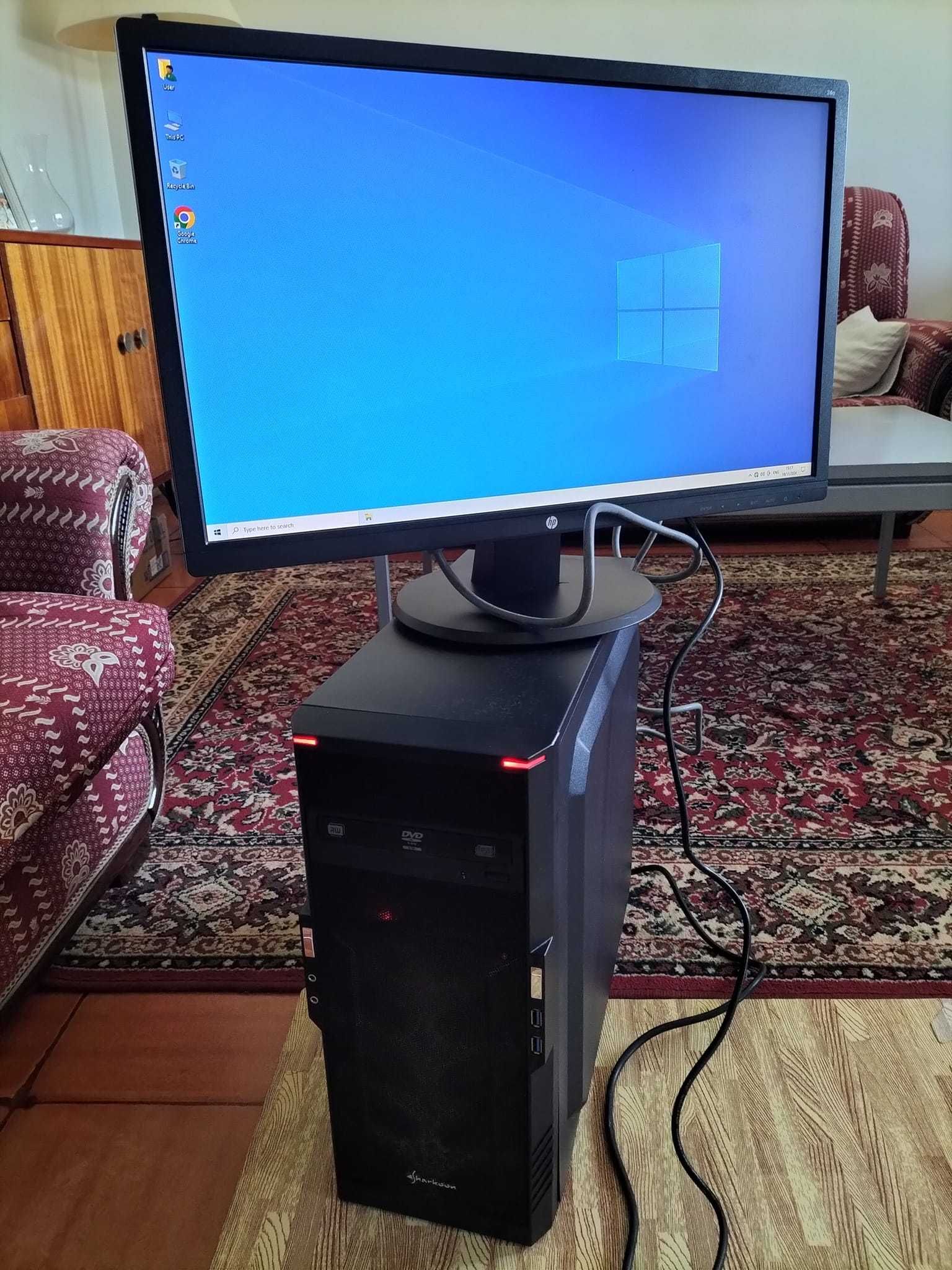 PC + monitor for sale