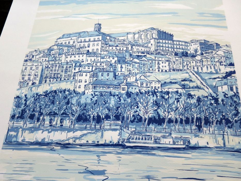 Serigrafia Lisboa Porto Coimbra gravura quadro paisagem