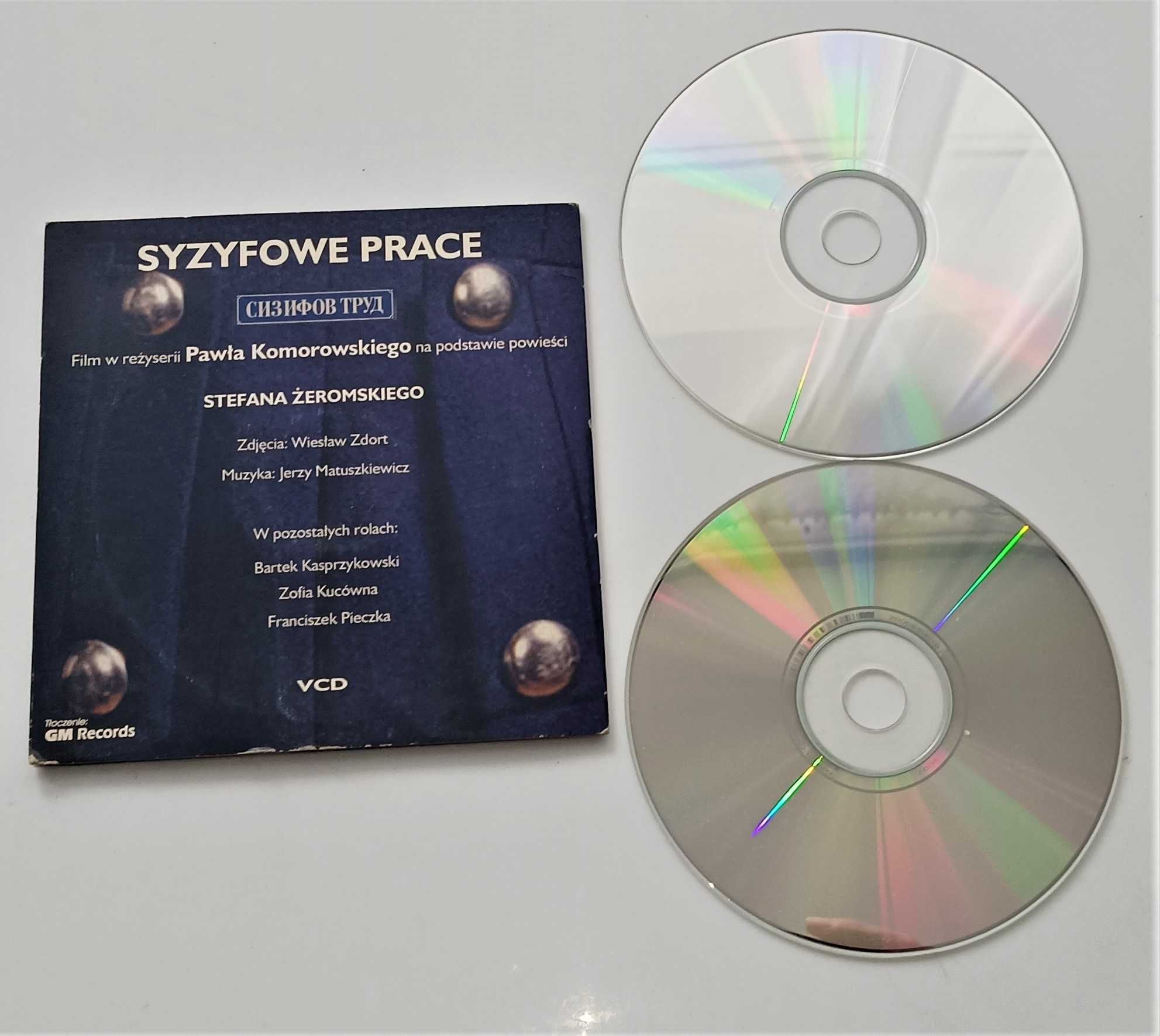 2 x płyta VCD Syzyfowe Prace Stefan Żeromski Lektura szkolna