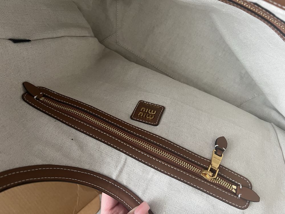 Шопер літня сумка MiuMiu 38*55 см