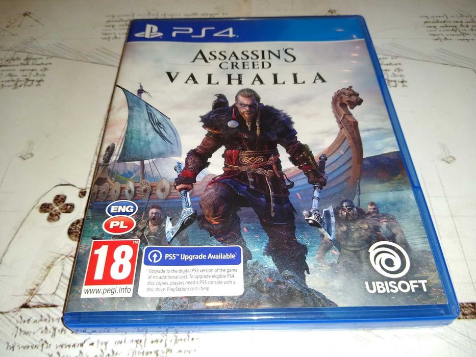 Assassins Creed Valhalla Ps4 polska wersja bez rys