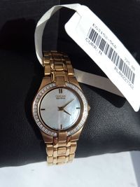 Тончайшие женские часы Citizen Eco-Drive 42 бриллианта, сапфир $725