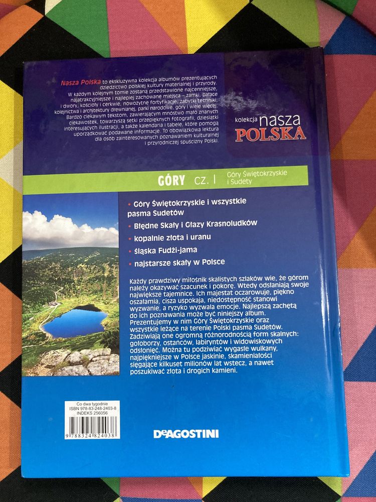 Książka Nasza Polska Góry cz1, Góry Świętokszyskie i Sudety
