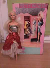 Mebelki szafa + lalka Barbie