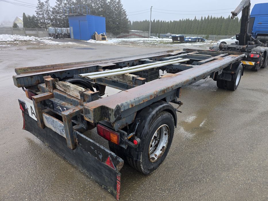 Przyczepa Huffermann 18.65 do Hakowca 19,5 RESOR BLIŹNIAK platforma